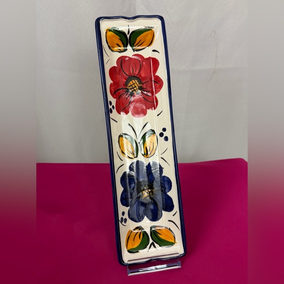 Autentica Other - Autentica Handmade Rectangular 10.8”x 3.25” Ceramic Serving/Sushi Tray      NIB